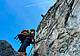 nella parte alta del tratto nero della Ferrata delle Anguane a San Pietro Valdastico