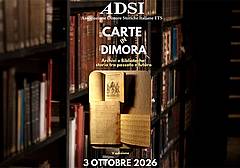 Carte in Dimora - promossa da ADSI Carte in Dimora - promossa da ADSI