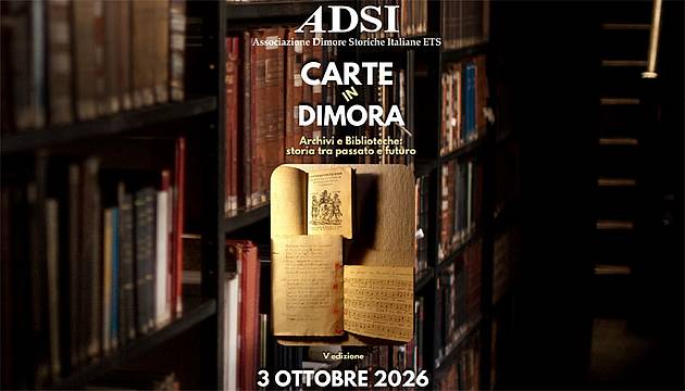 Carte in Dimora - promossa da ADSI Carte in Dimora - promossa da ADSI