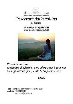 Osservare dalla collina