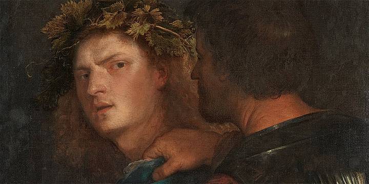 Tiziano Vecellio, Il Bravo, tela, 75 x 67 cm, Vienna, Kunsthistorisches Museum Gemäldegalerie Tiziano Vecellio, Il Bravo, tela, 75 x 67 cm, Vienna, Kunsthistorisches Museum Gemäldegalerie