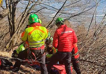 Soccorso Alpino in azione