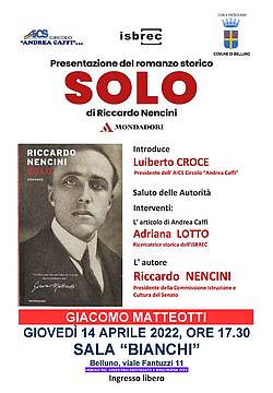 Solo - un romanzo storico su Giacomo Matteotti Solo - un romanzo storico su Giacomo Matteotti
