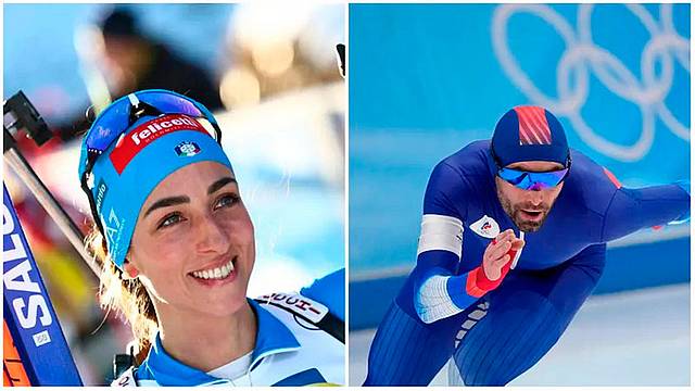 Lisa Vittozzi e Davide Ghiotto