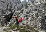 Forte temporale, donna colpita da un fulmine e famiglia recuperata in ferrata