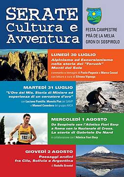 Serate Cultura e Avventura