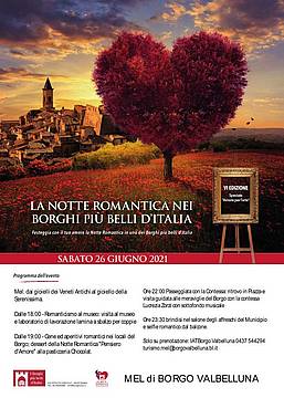 La notte romantica nei Borghi più belli - 26 giugno 2021 - Locandina-1 La notte romantica nei Borghi più belli - 26 giugno 2021 - Locandina-1
