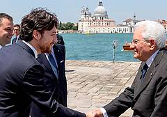 Sergio Mattarella a Venezia Sergio Mattarella a Venezia