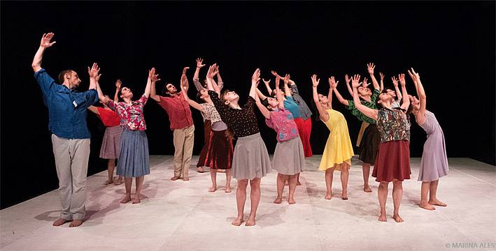 I performer del terzo anno del Corso di Danza Contemporanea  della Civica Scuola di Teatro Paolo Grassi di Milano