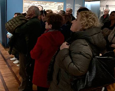Auser Domegge - visita alla mostra “Titianus Cadorinus. La Pala Gozzi e la Sommersione del Faraone” 2