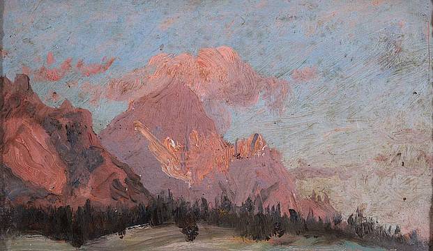 Guglielmo Talamini - Una mattina di novembre sul Nuvolau