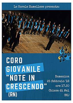 Coro Giovanile “NOTE IN CRESCENDO” Coro Giovanile “NOTE IN CRESCENDO”