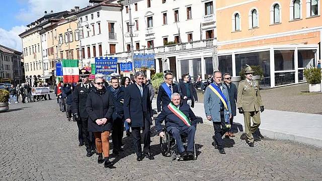 25 aprile, Il corteo a Belluno 25 aprile, Il corteo a Belluno