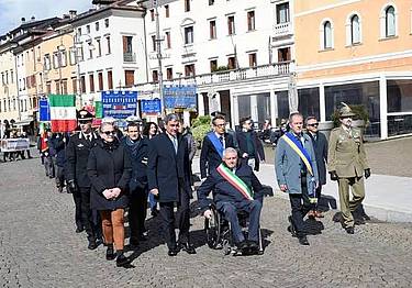 25 aprile, Il corteo a Belluno
