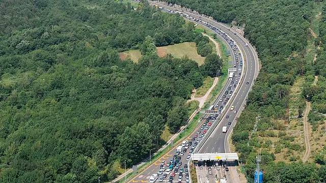 Il casello autostradale del Lisert