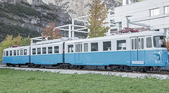 il “trenino delle Dolomiti” a Trento dove è stato restaurato nel corso del 2019 il “trenino delle Dolomiti” a Trento dove è stato restaurato nel corso del 2019