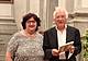il maestro Fiorenzo Mori con Verena Dall'Omo