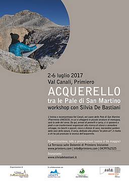 Acquerello tra le Pale di San Martino