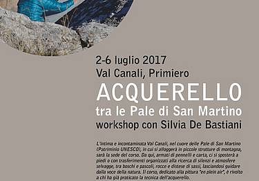 Acquerello tra le Pale di San Martino