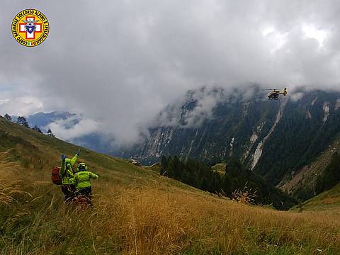 nei pressi del Rifugio Pian de Fontana