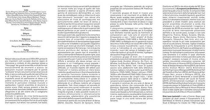 European Lute Orchestra - Sabato 23 maggio 2026 2