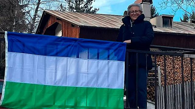 Elsa Zardini, storica presidente dell’Union de i Ladis de Anpezo, l’ULd’A