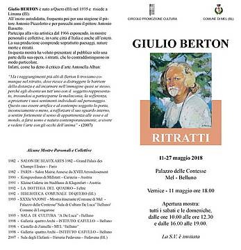 Mostra Ritratti Berton Mostra Ritratti Berton