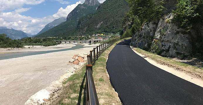 ciclabile Soverzene Soccher 1