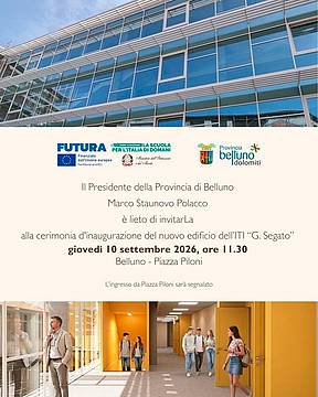 Invito nuovo Segato - 10 settembre 2026 ore 11,30