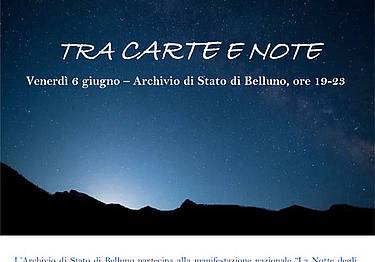 ''Notte degli Archivi'' a Belluno - Venerdì 6 giugno 2025