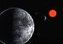 The planetary system in Gliese 581 (artist's impression)