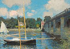 Claude Monet - Il ponte ad Argenteuil (particolare), 1874, Washington DC, National Gallery of Art Claude Monet - Il ponte ad Argenteuil (particolare), 1874, Washington DC, National Gallery of Art