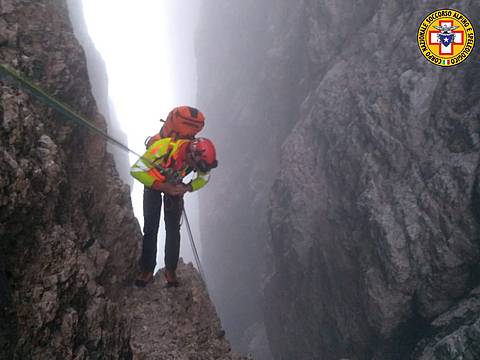 Impegnativo recupero sulle Tre Cime 1 Impegnativo recupero sulle Tre Cime 1