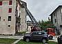 Vigili del fuoco - controllo edifici durante l'esercitazione