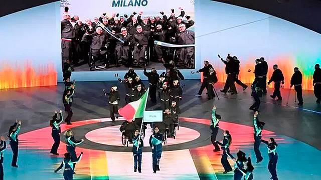 Cerimonia di apertura paralimpiadi a Verona