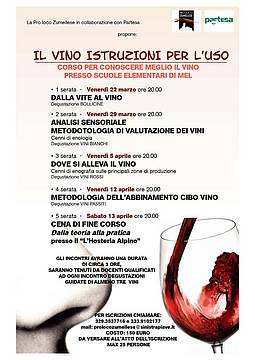 Corso Vino  Mel 2019