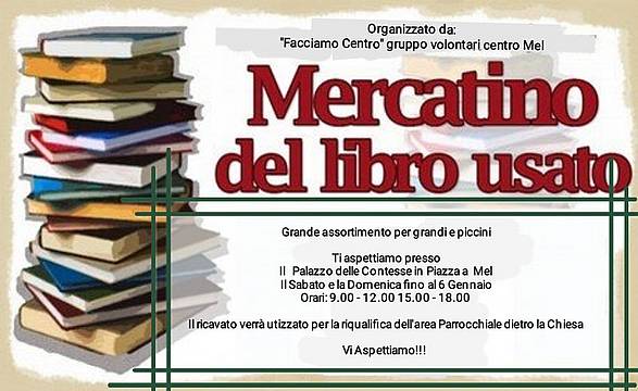 mercatino libro usato Mel 2021 mercatino libro usato Mel 2021