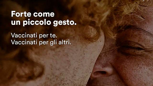 Un'immagine della campagna vaccinale promossa dalla Regione Veneto