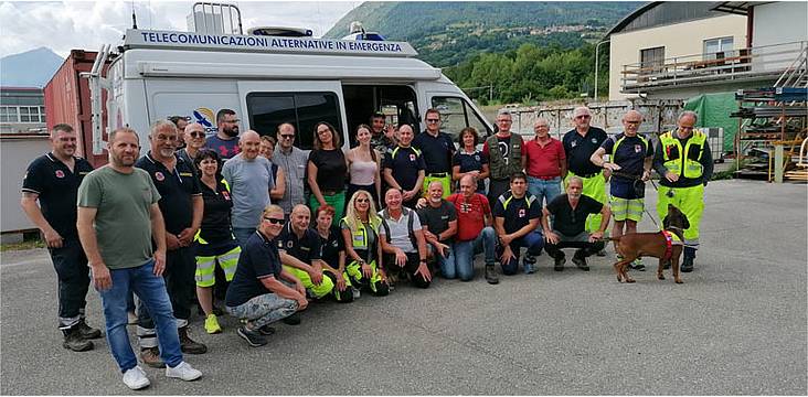 Volontari al corso base di protezione civile per il Bellunese Volontari al corso base di protezione civile per il Bellunese
