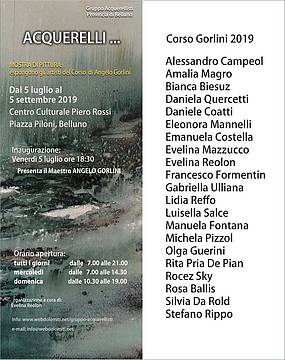 Acquerelli ... al Centro Rossi Acquerelli ... al Centro Rossi