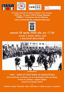 80° anniversario della Liberazione - Bolzano Bellunese