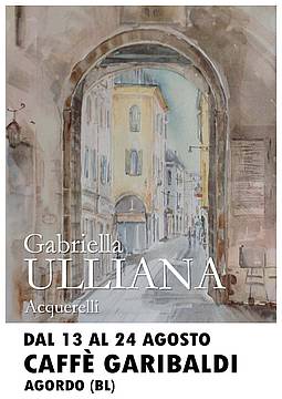 Locandina Mostra Gabriella Ulliana
