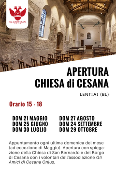 Apertura Chiesa di Cesana
