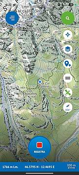 La zona interessata - Partiti dal Rifugio Pordenone, erano passati dalla Val Montanaia, erano scesi al Rifugio Pordenone per poi prendere il sentiero da Forcella Spe