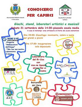 Conoscerci per capirci Conoscerci per capirci