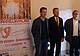Da sinistra Damiano Burigo Centro Formazione di Sedico - Gian Angelo Bellati presidente Longarone Fiere Dolomiti ed Ernesto Contessa della Consociazione tappezzieri e arredatori
