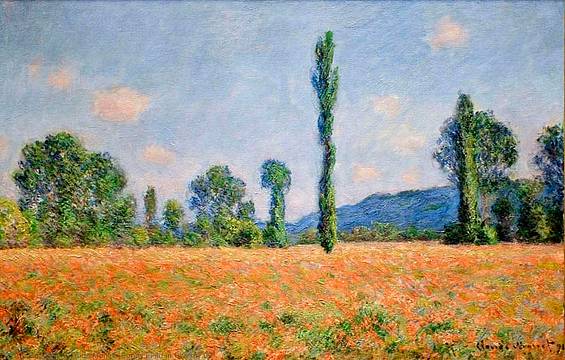 Claude Monet, Campo di papaveri a Giverny (particolare), 1890-1891 - The Art Institute of Chicago Claude Monet, Campo di papaveri a Giverny (particolare), 1890-1891 - The Art Institute of Chicago