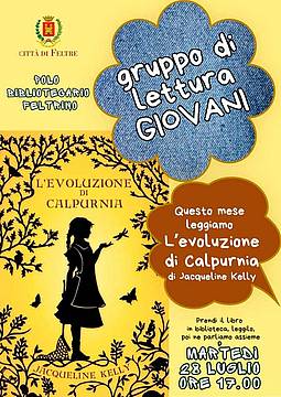 GRUPPO DI LETTURA GIOVANI GRUPPO DI LETTURA GIOVANI