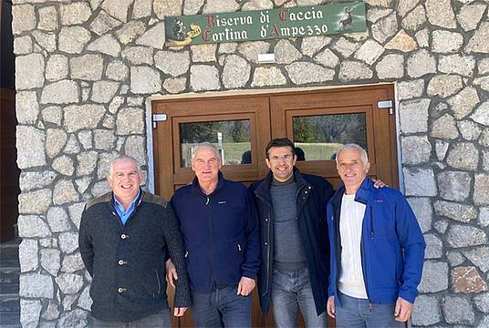 Visita alla riserva di caccia di Cortina