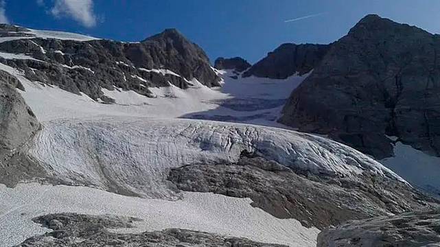Il ghiacciao della Marmolada